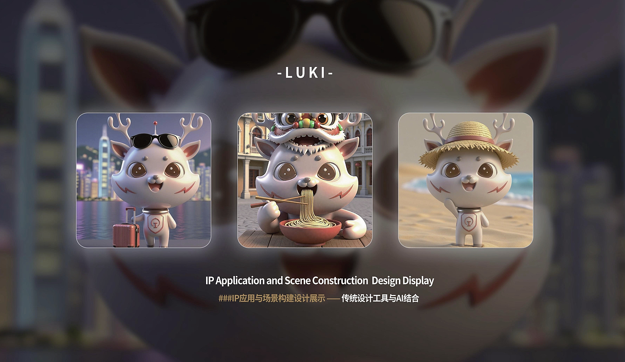 「LUKI」广东铁路/吉祥物设计/文旅IP/铁小鹿