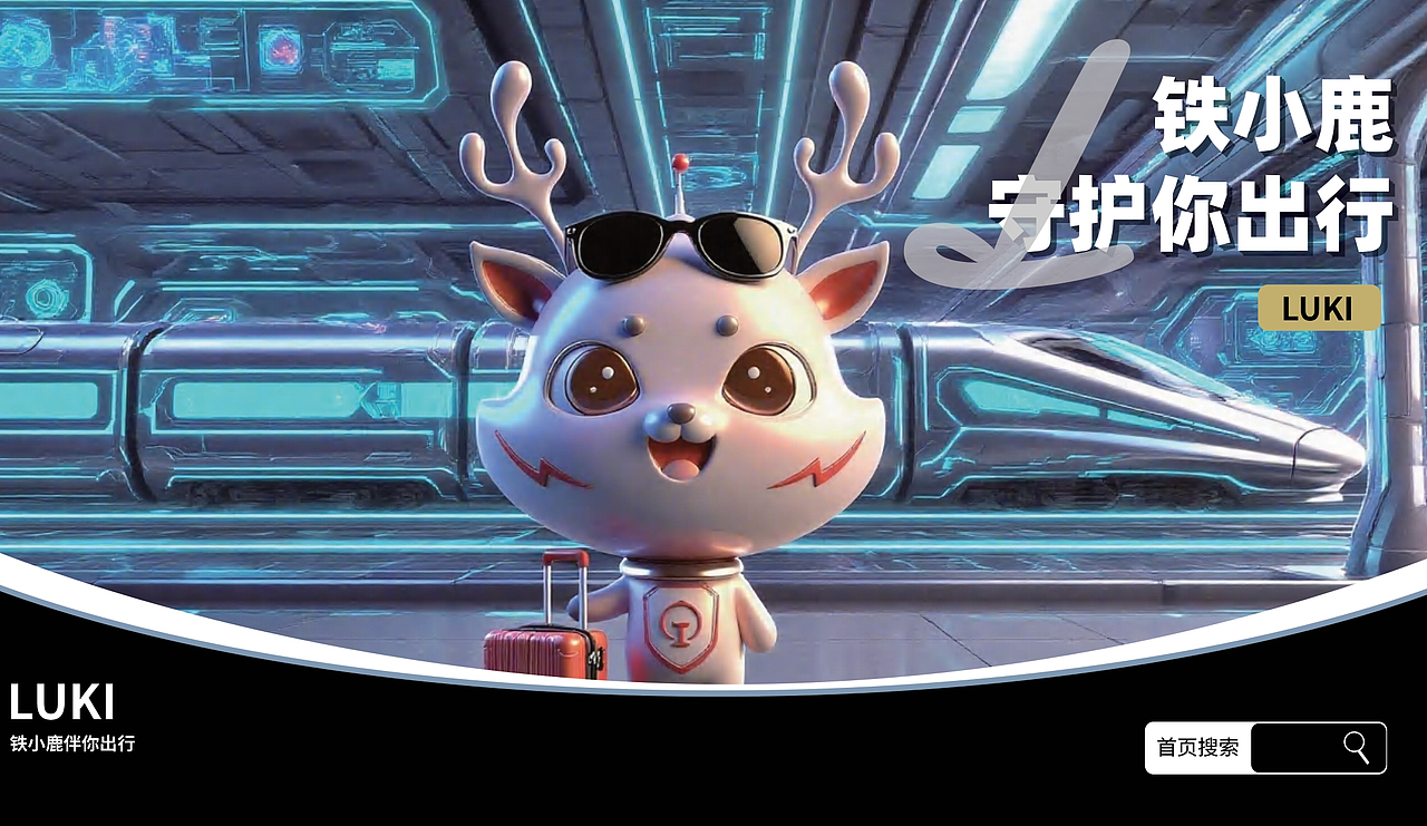 「LUKI」广东铁路/吉祥物设计/文旅IP/铁小鹿（图ZMzk1NTgxMDg0） - 其他平面 - 站酷设计师Morrice墨冰原创素材 - 站酷ZCOOL