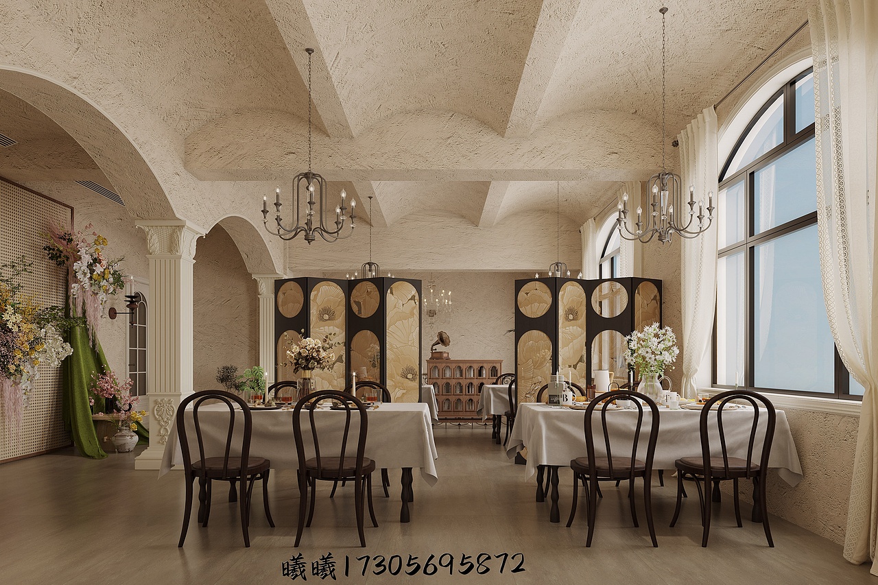 星夜公司 | 复古美学餐厅：一场时空交错的用餐之旅（图ZMzk1NTg1NTY4） - 酒店餐饮设计 - 站酷设计师子曦666原创素材 - 站酷ZCOOL