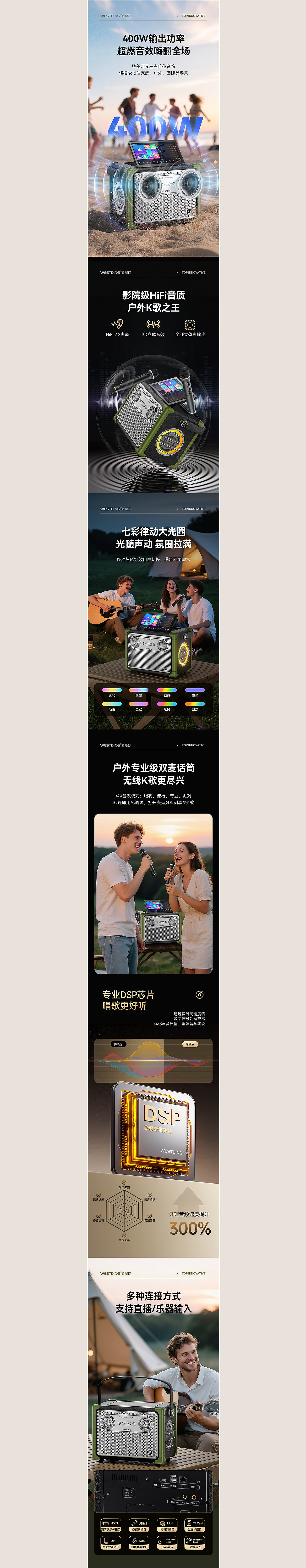 X2 视频K歌一体机 广场舞音箱 详情页全案[渲染+AIGC]（图ZMzk1NTk4Nzcy） - 电商 - 站酷设计师魔创视觉_Moture原创素材 - 站酷ZCOOL