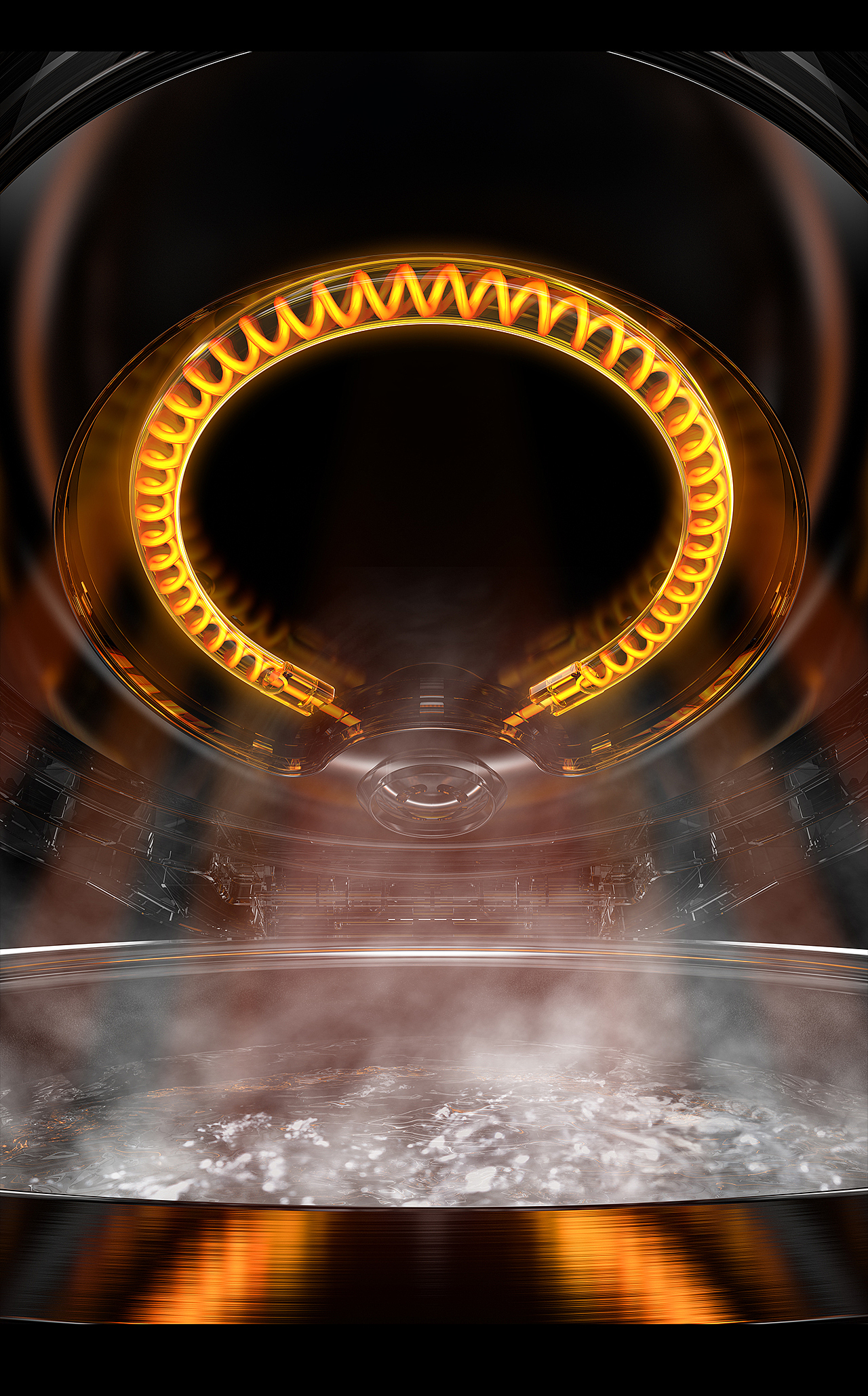 苏泊尔远红外电饭煲功能展示渲染图