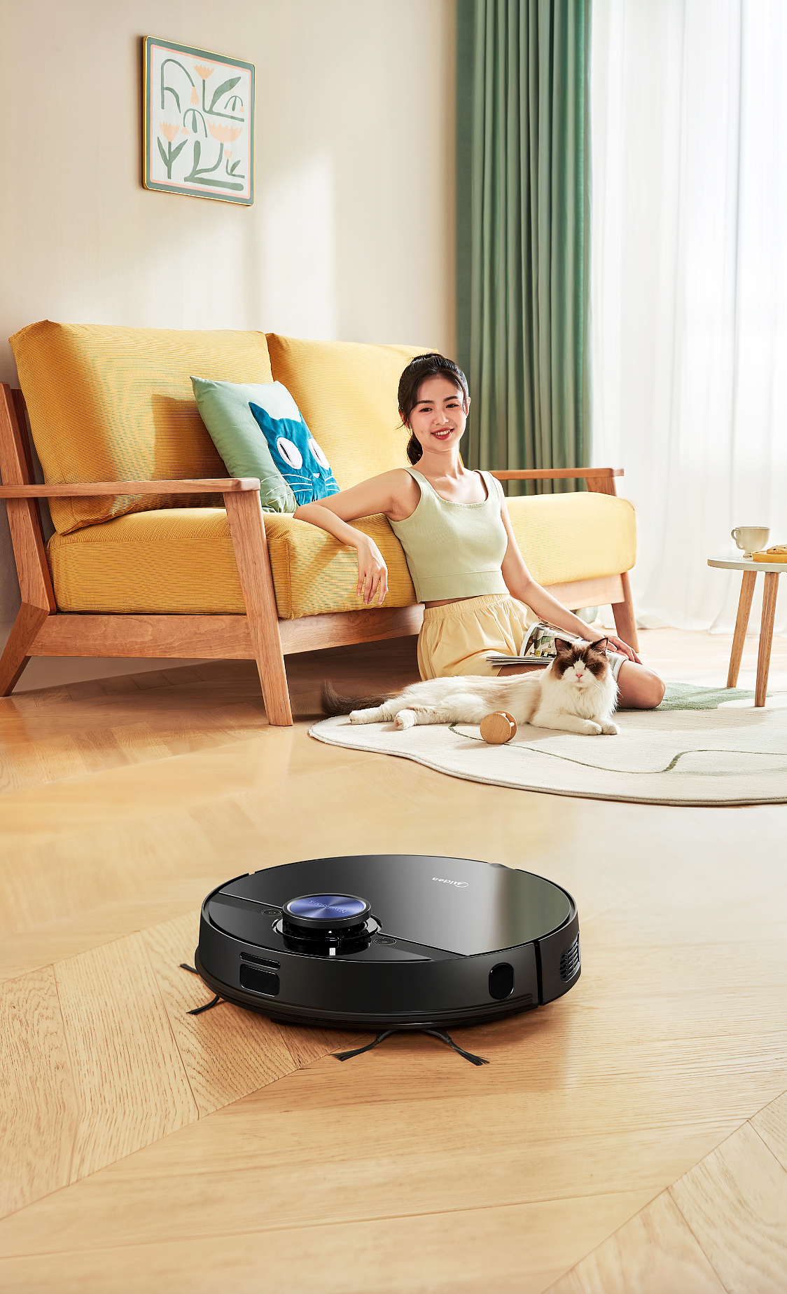 Midea | 美的M7扫地机器人场景拍摄（图ZMzk1NjE3MTI4） - 产品摄影 - 站酷设计师承与承文化原创素材 - 站酷ZCOOL
