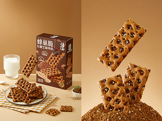 电商食品摄影 | 海玉蜂巢脆饼干 X 幼稚缘