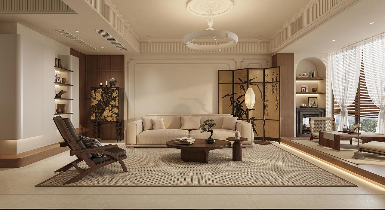 中古风复式别墅