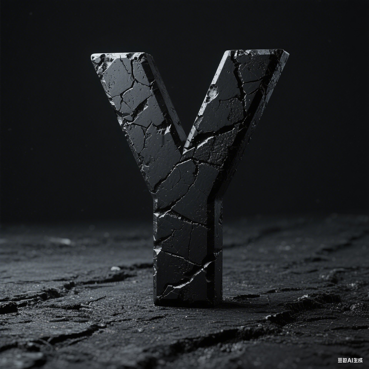 26个不同材质英文字母设计