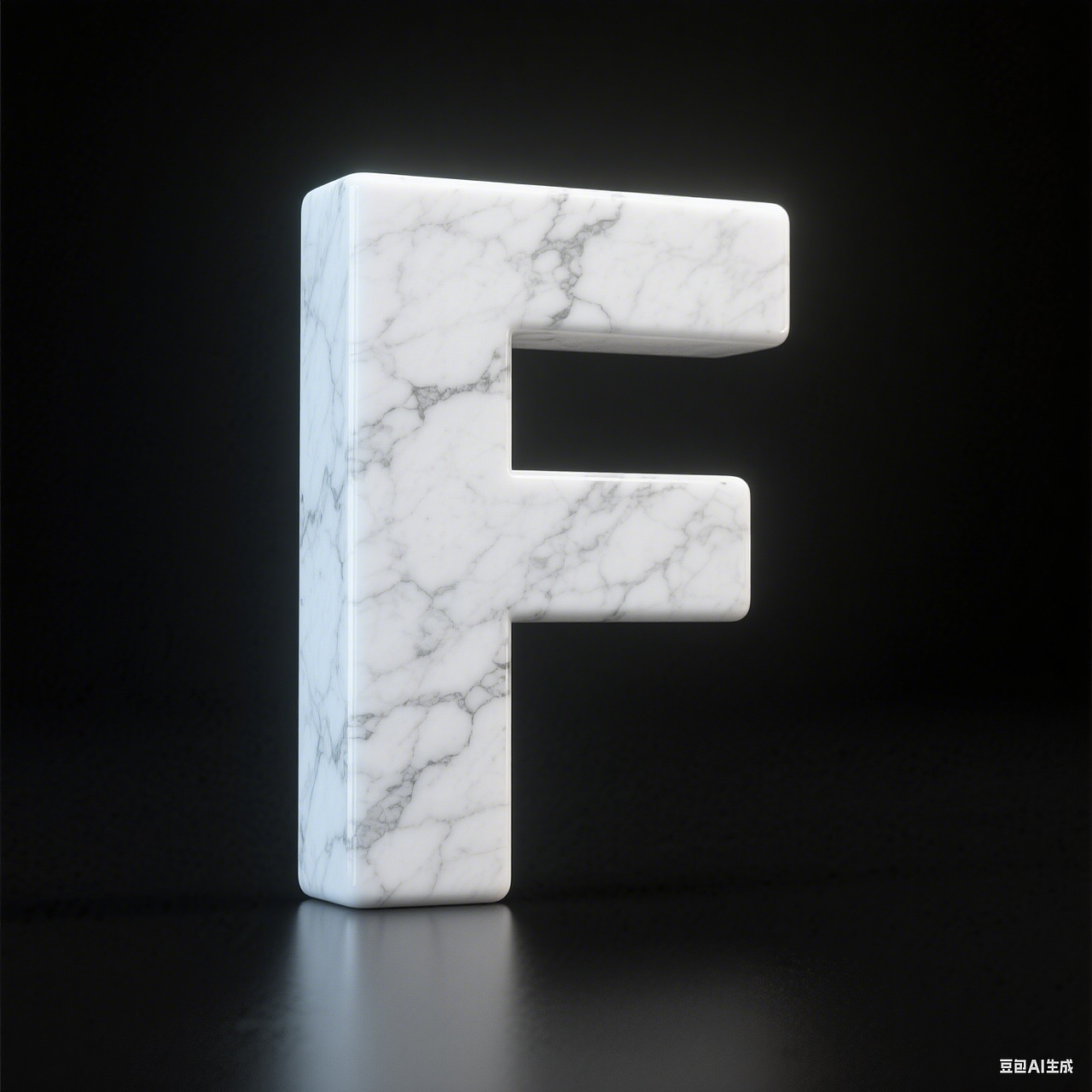 26个不同材质英文字母设计