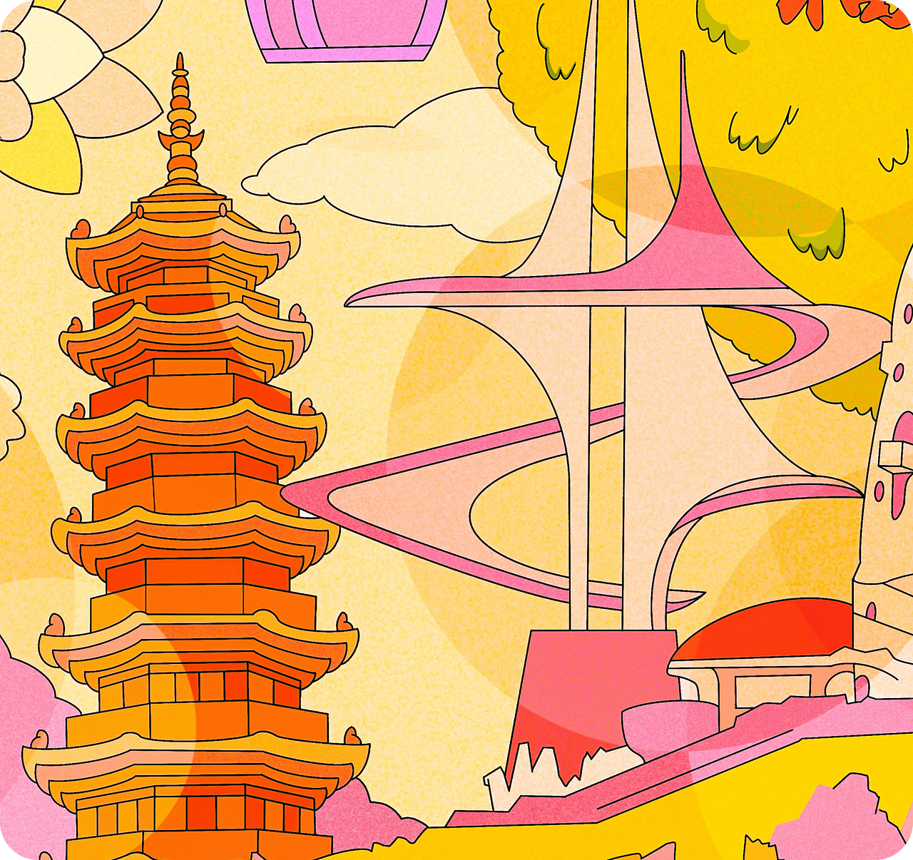 福州 有福之州 文旅海报（图ZMzk1NjM4OTUy） - 商业插画 - 站酷设计师prince琦雨遇鱼原创素材 - 站酷ZCOOL
