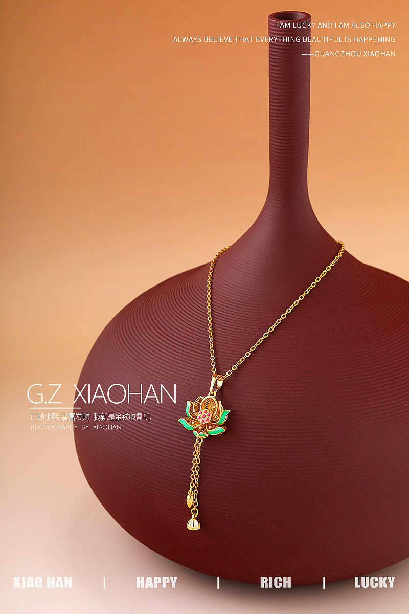 电商饰品拍摄 项链 中国风 国潮 新中式项链 喜庆 饰品（图ZMzk1NjM5MjY4） - 产品摄影 - 站酷设计师广州小韩原创素材 - 站酷ZCOOL