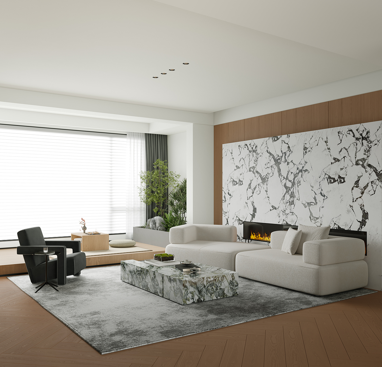 现代客餐厅（图ZMzk1NjQ0Mzgw） - 家装设计 - 站酷设计师澜腾天工原创素材 - 站酷ZCOOL