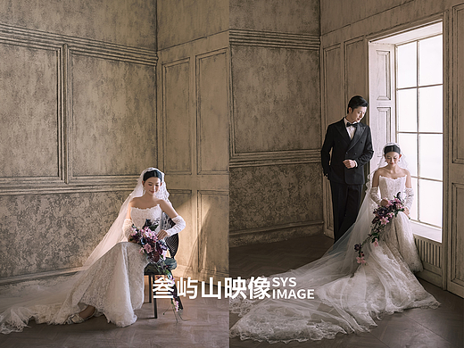 把电影感浪漫美搬进现实🥂法式复古婚纱照