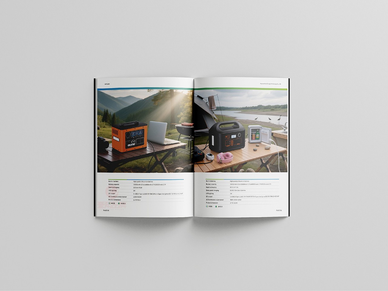 一希品牌设计---电源储能产品画册宣传册设计