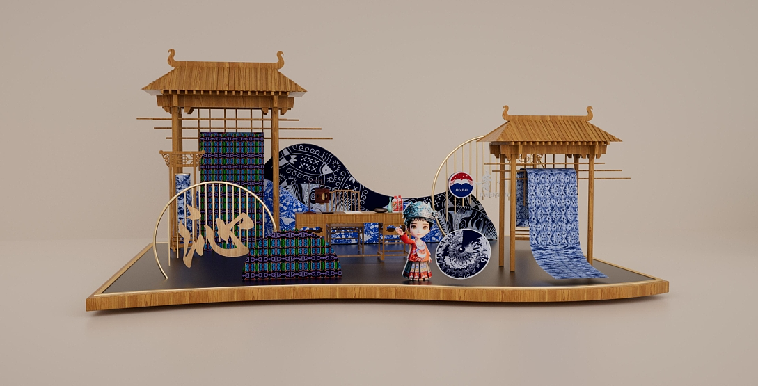 茅台活动美陈-小七孔（图ZMzk1NjQ2MjI4） - 宣传物料 - 站酷设计师菜丶菜原创素材 - 站酷ZCOOL