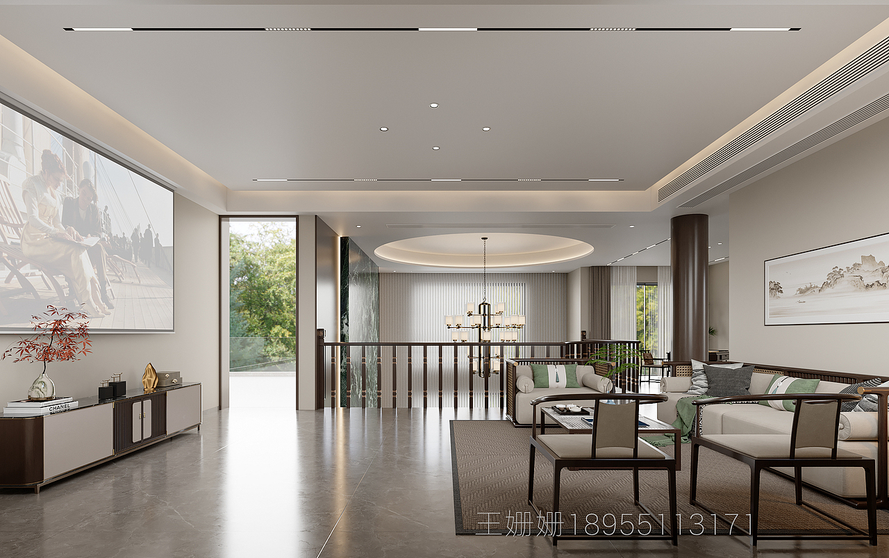 新中式自建别墅（图ZMzk1NjQ4NjM2） - 家装设计 - 站酷设计师姗姗18955113171原创素材 - 站酷ZCOOL