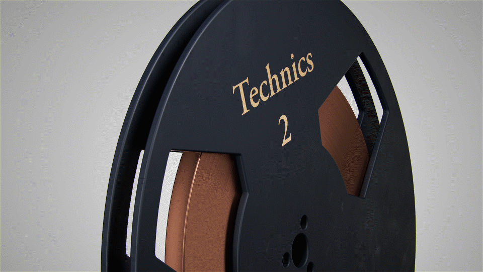 C4D松下磁带开盘机-动态解析