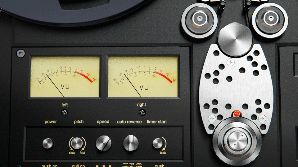 C4D松下磁带开盘机-动态解析