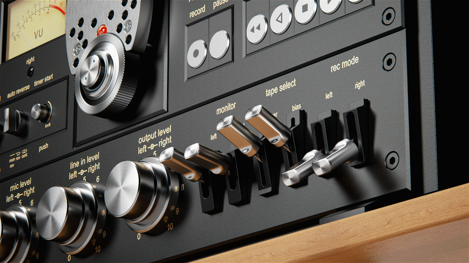 C4D松下磁带开盘机-动态解析