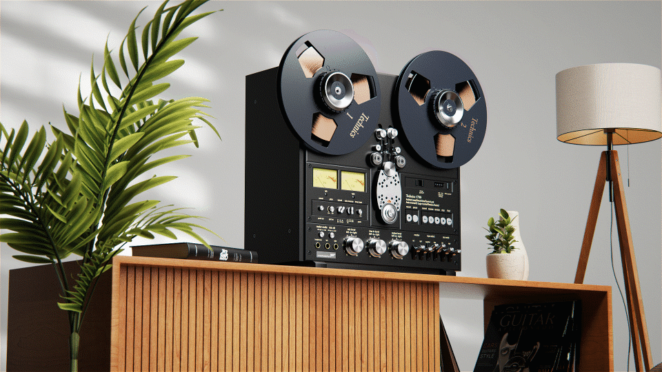 C4D松下磁带开盘机-动态解析