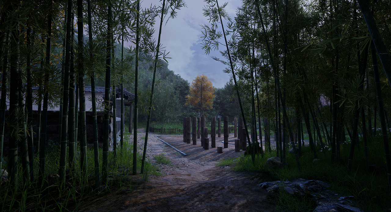 功夫小院（图ZMzk1NjYxMDMy） - 动画/影视 - 站酷设计师笔客文化原创素材 - 站酷ZCOOL