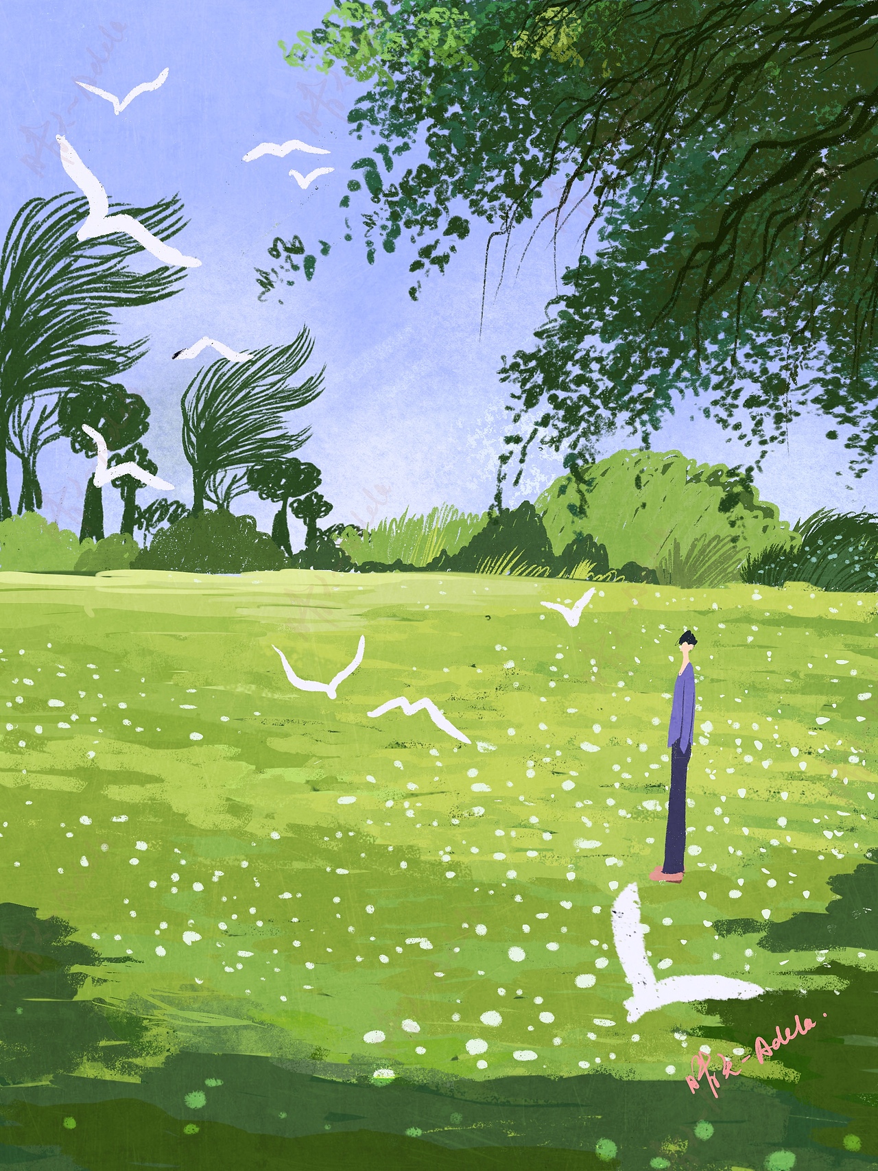 2025年七月作品合集（图ZMzk1NjgzMDQw） - 商业插画 - 站酷设计师晴天Adela原创素材 - 站酷ZCOOL