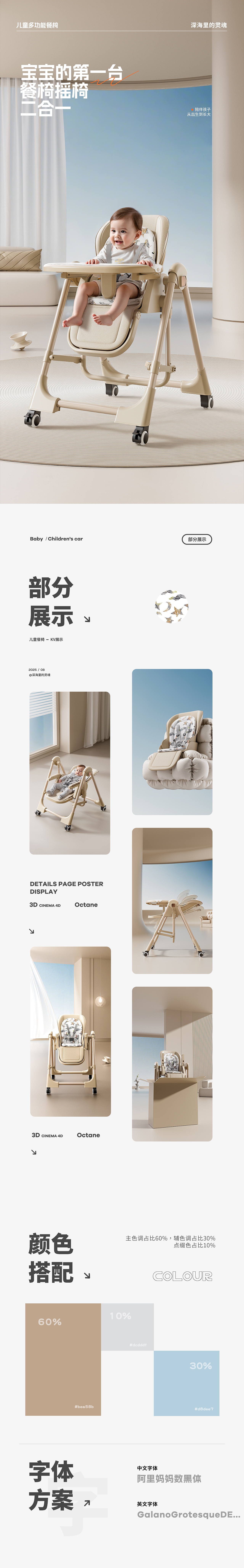 儿童餐椅详情页策划X1