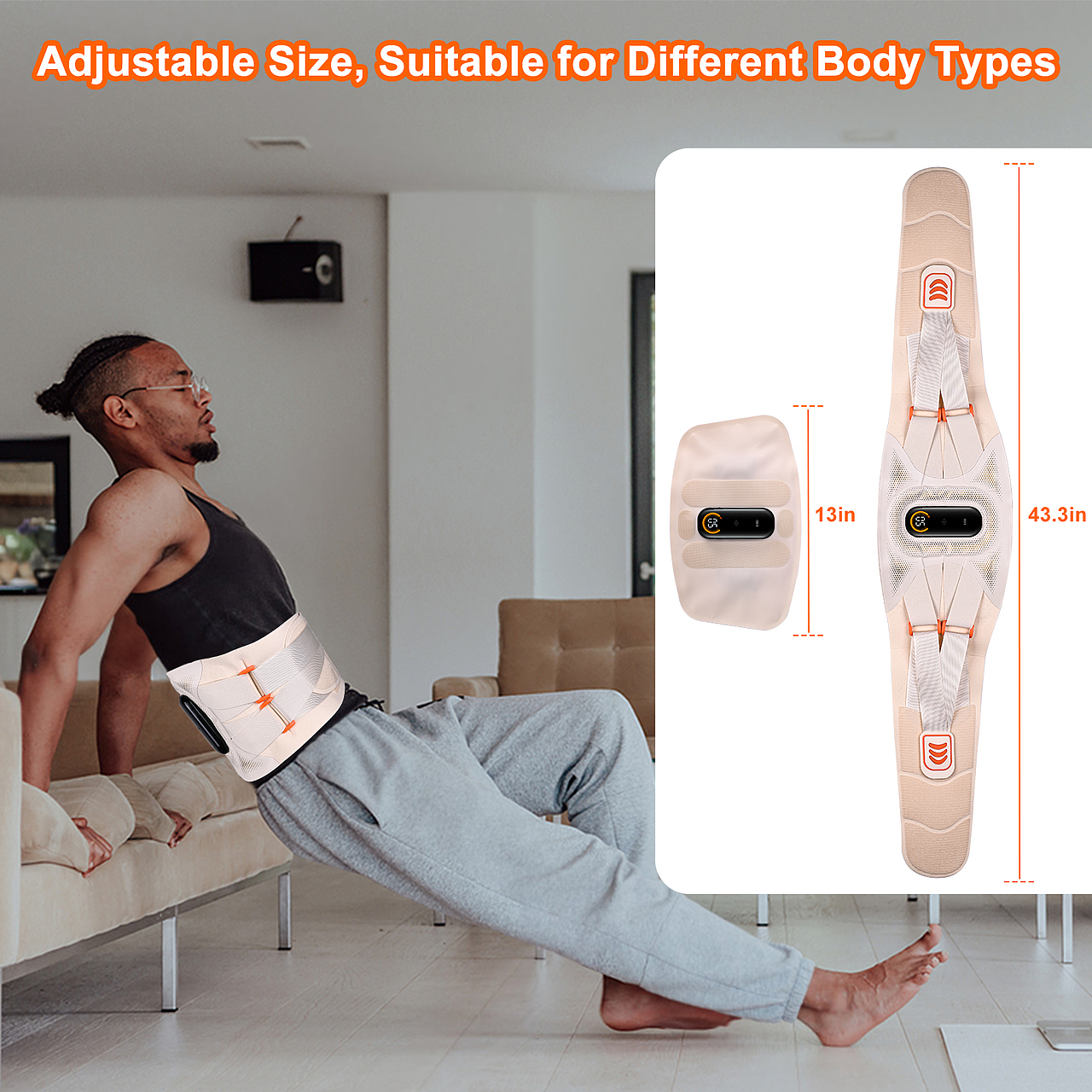 亚马逊腰部红光按摩器