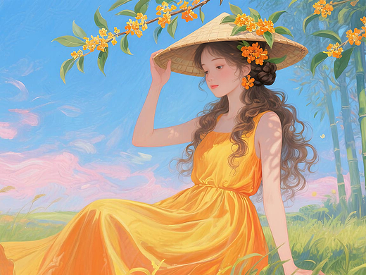 AIGC爷爷不泡茶《我本金桂》