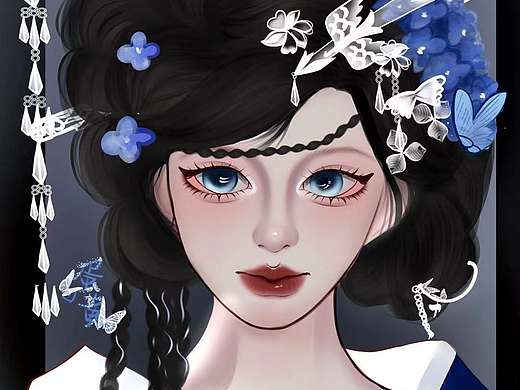 古风半厚涂～