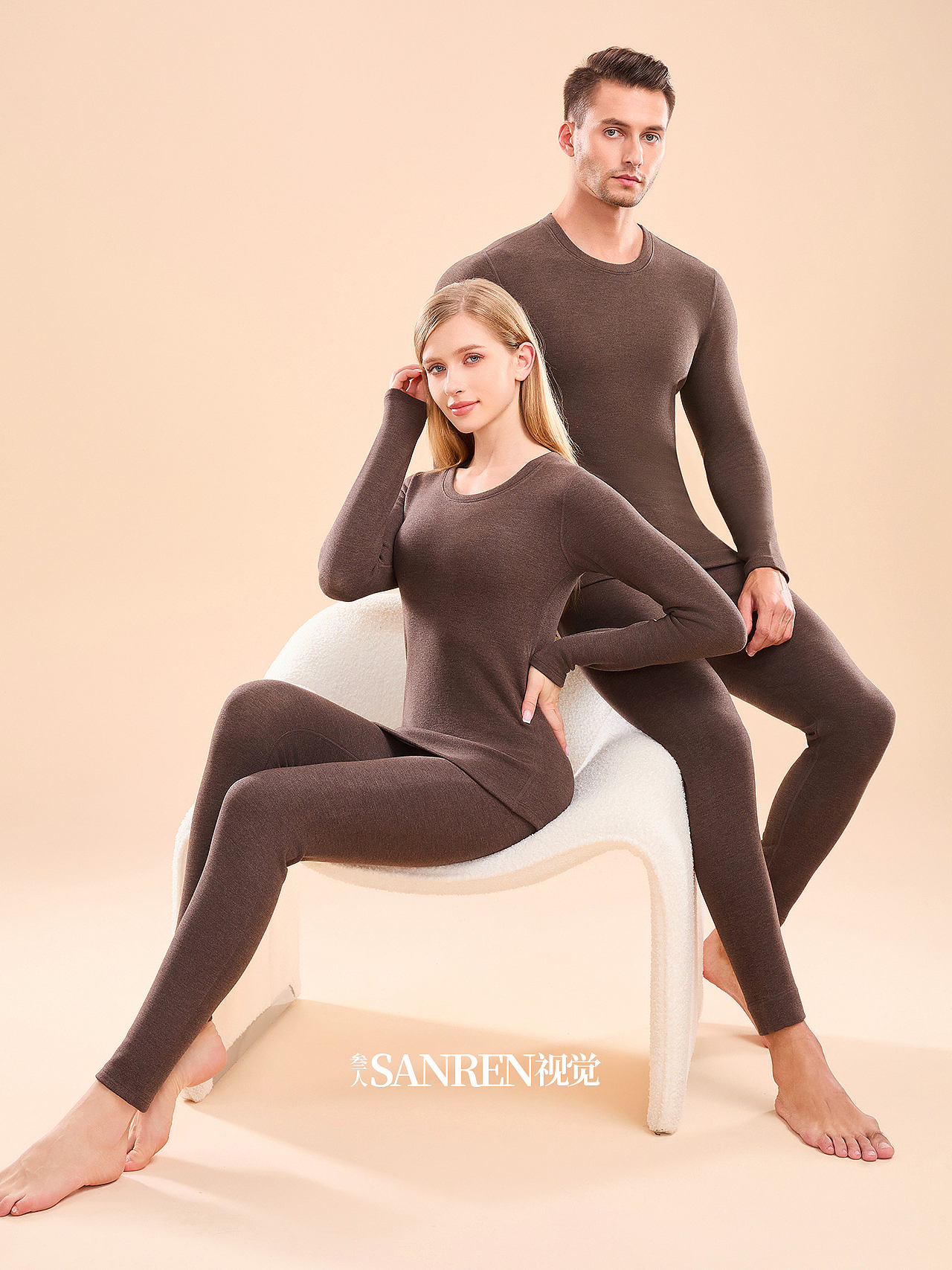 保暖内衣拍摄 模特拍摄 秋衣秋裤 男女内衣拍摄（图ZMzk1NzA3MTg4） - 人像摄影 - 站酷设计师叁人视觉原创素材 - 站酷ZCOOL