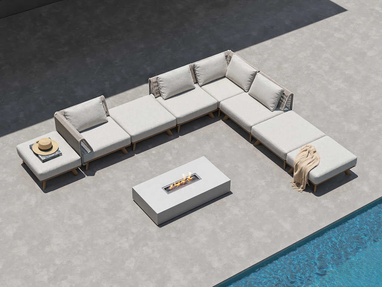 户外家具渲染 | 高端写实 | 户外沙发（图ZMzk1NzE3ODQ4） - 产品 - 站酷设计师追梦视觉MAX原创素材 - 站酷ZCOOL