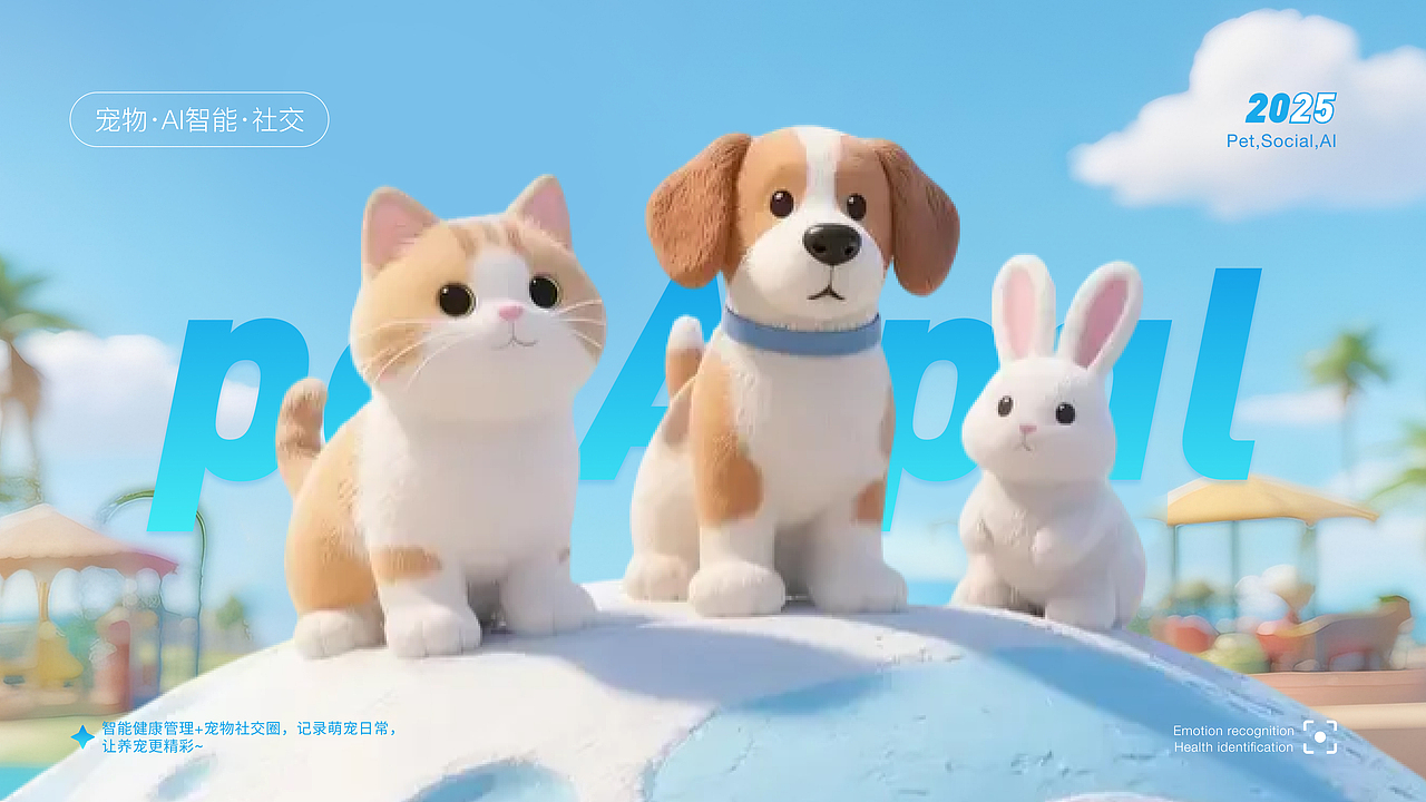 在做产品设计的时候想尽量可爱点、年轻点，因为养宠用户大多是00后等年轻群体，甚至还有10后