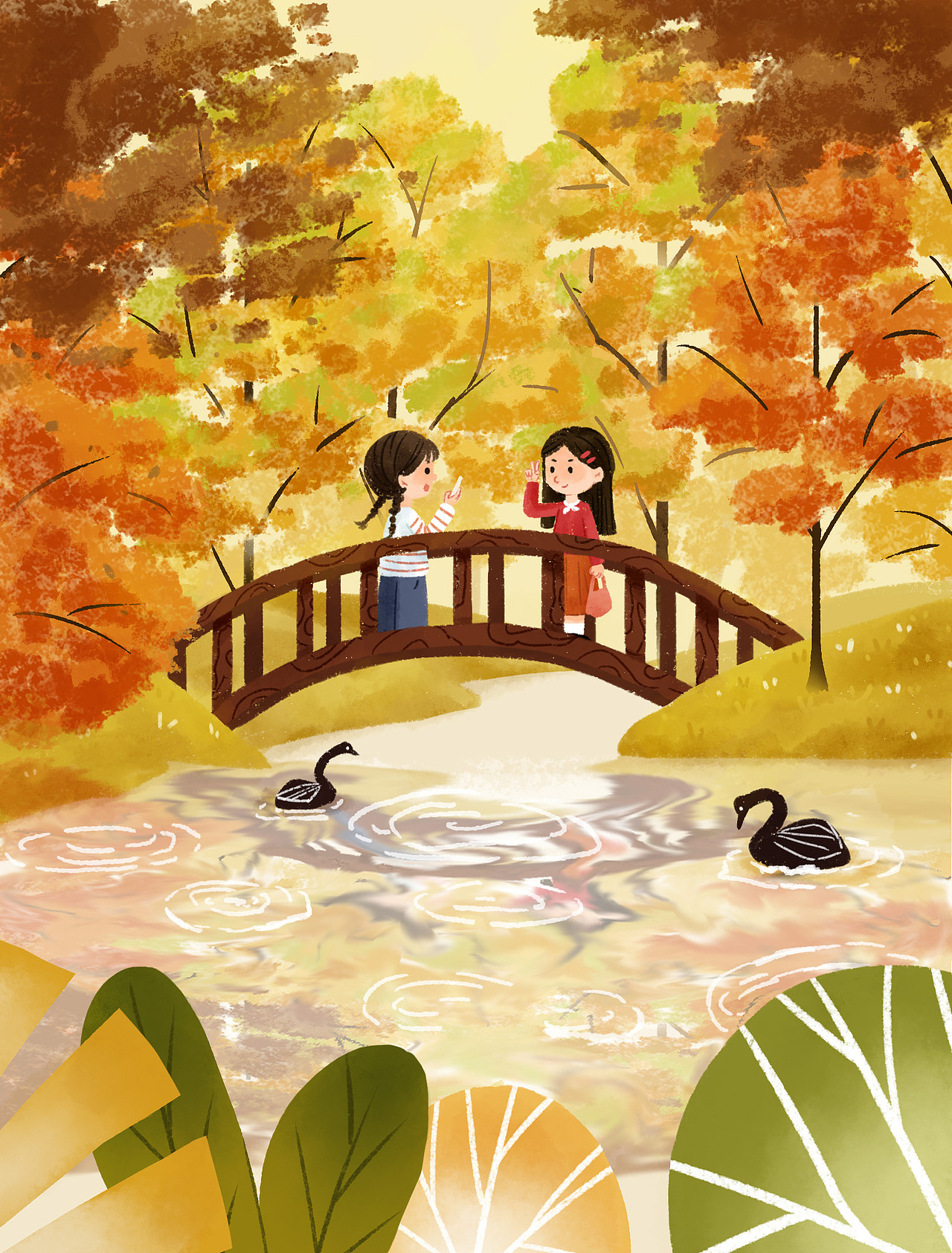 儿童插画——最近的日常练习（图ZMzk1NzM3ODEy） - 儿童插画 - 站酷设计师屋顶橙子原创素材 - 站酷ZCOOL