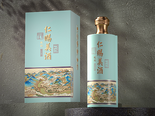 白酒包装设计×仁赐美酒·地利