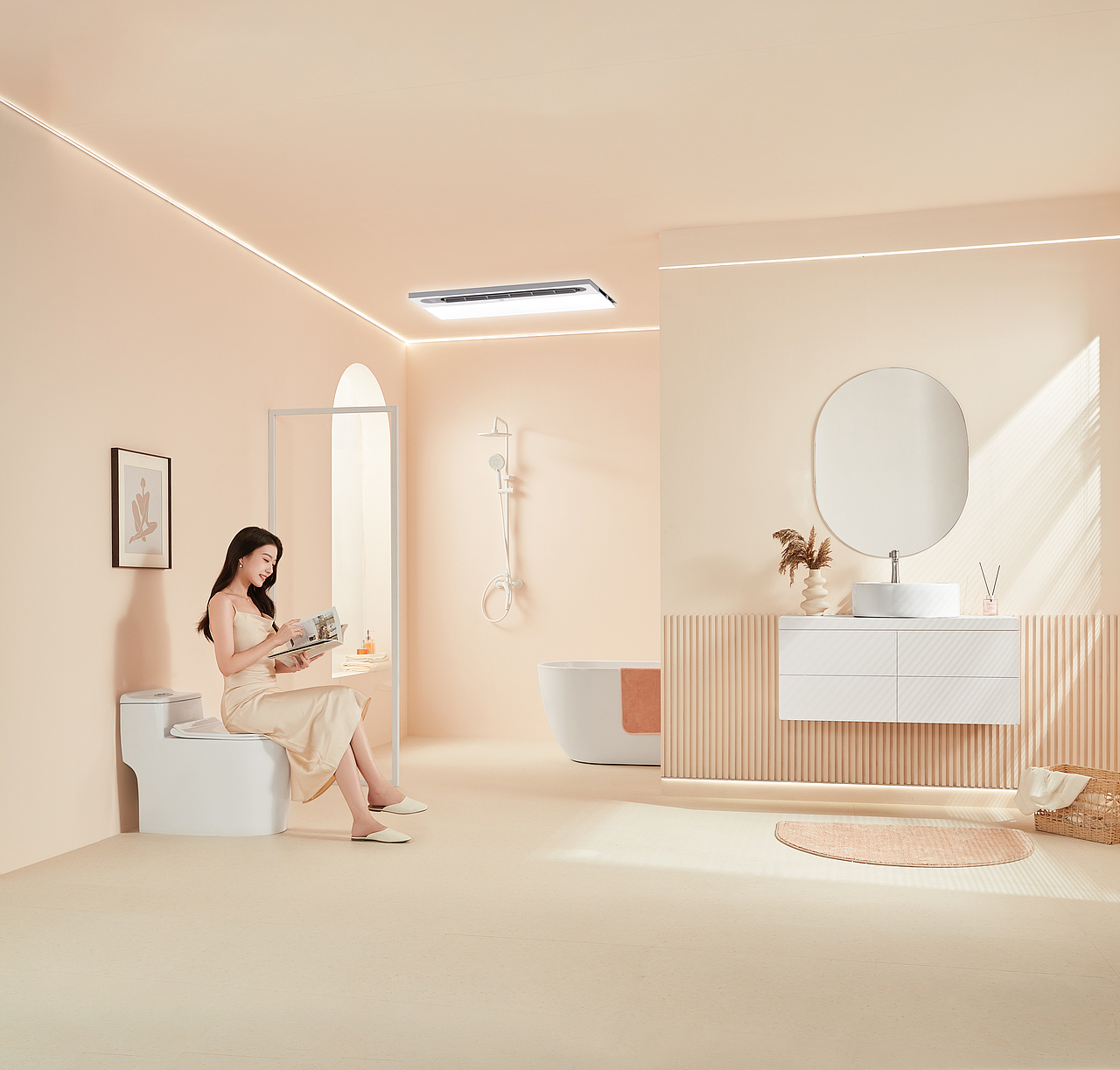 美智光电Y6浴霸场景实拍