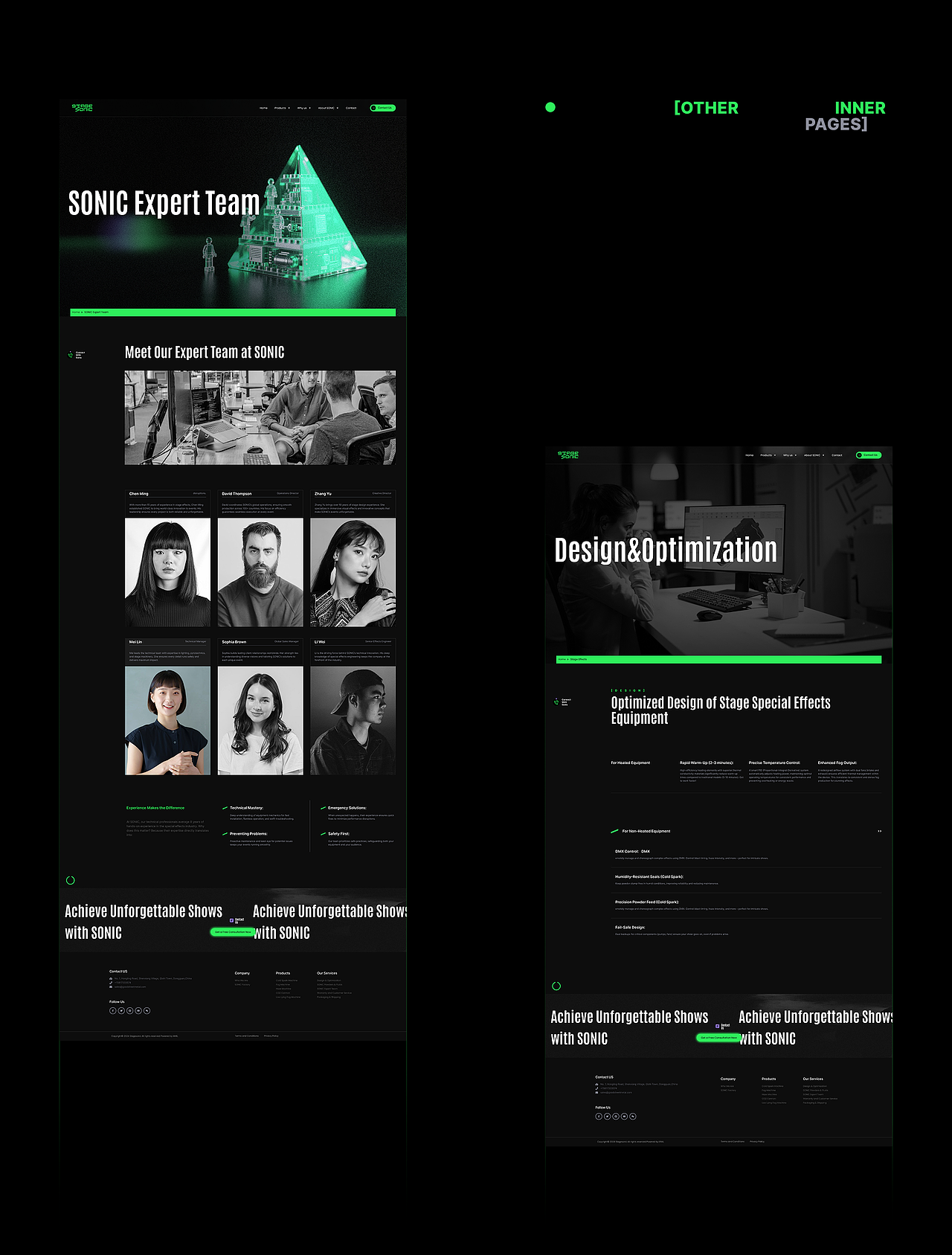 StageSonic-舞台设备响应式官网设计(图ZMzk1NzQxOTcy) - 企业官网 - 站酷设计师北岸佬JN原创素材 - 站酷ZCOOL