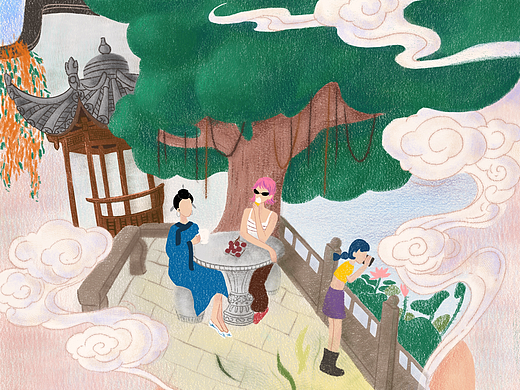 福州印象（個人主頁-ZNzI0NTU1NzI=） - 商業(yè)插畫 - 站酷設(shè)計師容易炸毛的大頭原創(chuàng)素材 - 站酷ZCOOL