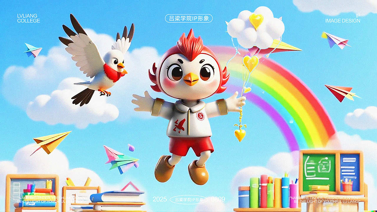 吕梁学院-IP全案设计（A&B二合一）（图ZMzk1NzQ4Mzky） - IP形象 - 站酷设计师普遍理性品牌设计原创素材 - 站酷ZCOOL