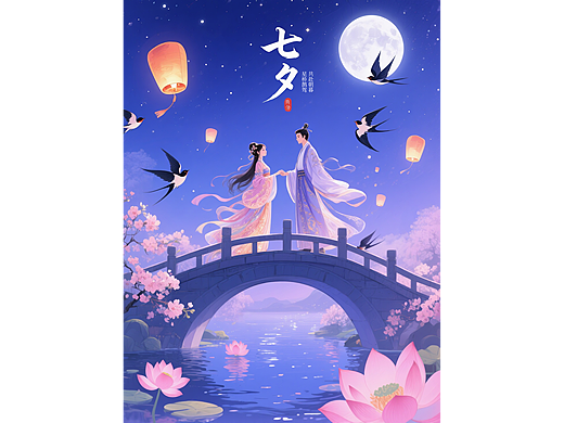 AIGC-电商七夕海报练习