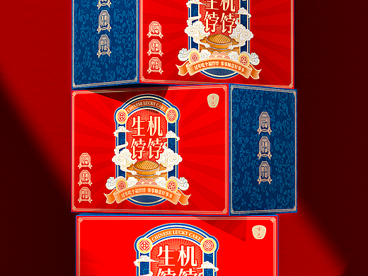 生机勃勃· 福韵奔涌——方已福饽饽礼盒包装