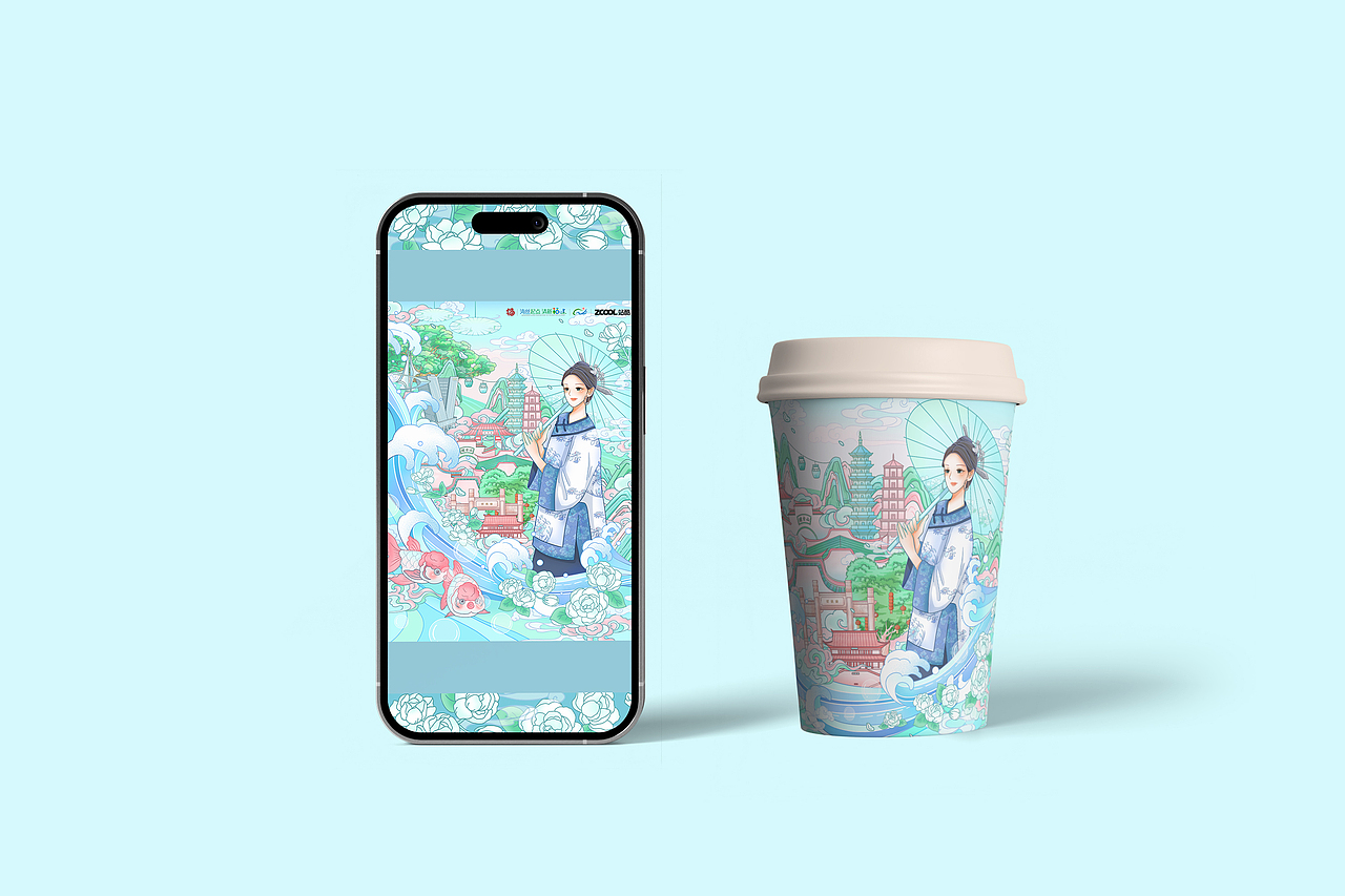 茉莉榕城・福泽之地（图ZMzk1NzU2MTIw） - 商业插画 - 站酷设计师IRENE嘎嘎原创素材 - 站酷ZCOOL