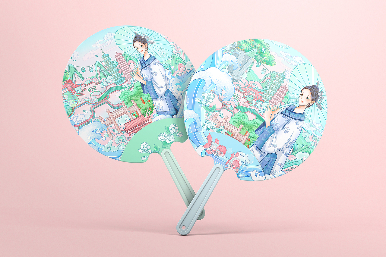 茉莉榕城・福泽之地（图ZMzk1NzU2MTI0） - 商业插画 - 站酷设计师IRENE嘎嘎原创素材 - 站酷ZCOOL