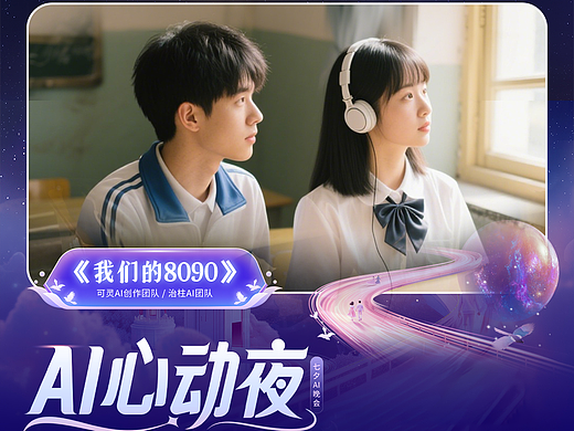 《我们的8090》-为央视网首台AIGC晚会《AI心动夜》创作的AI视频