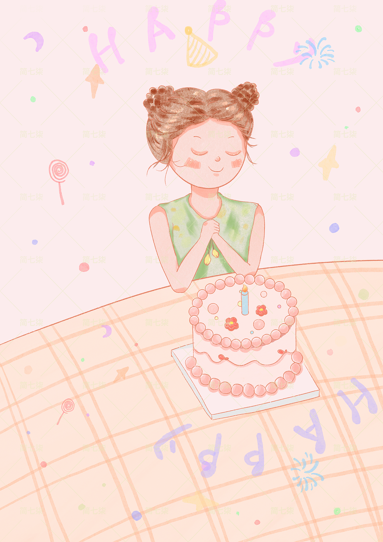 少女小本子封面图（图ZMzk1NzYwNTUy） - 创作习作 - 站酷设计师简七柒原创素材 - 站酷ZCOOL