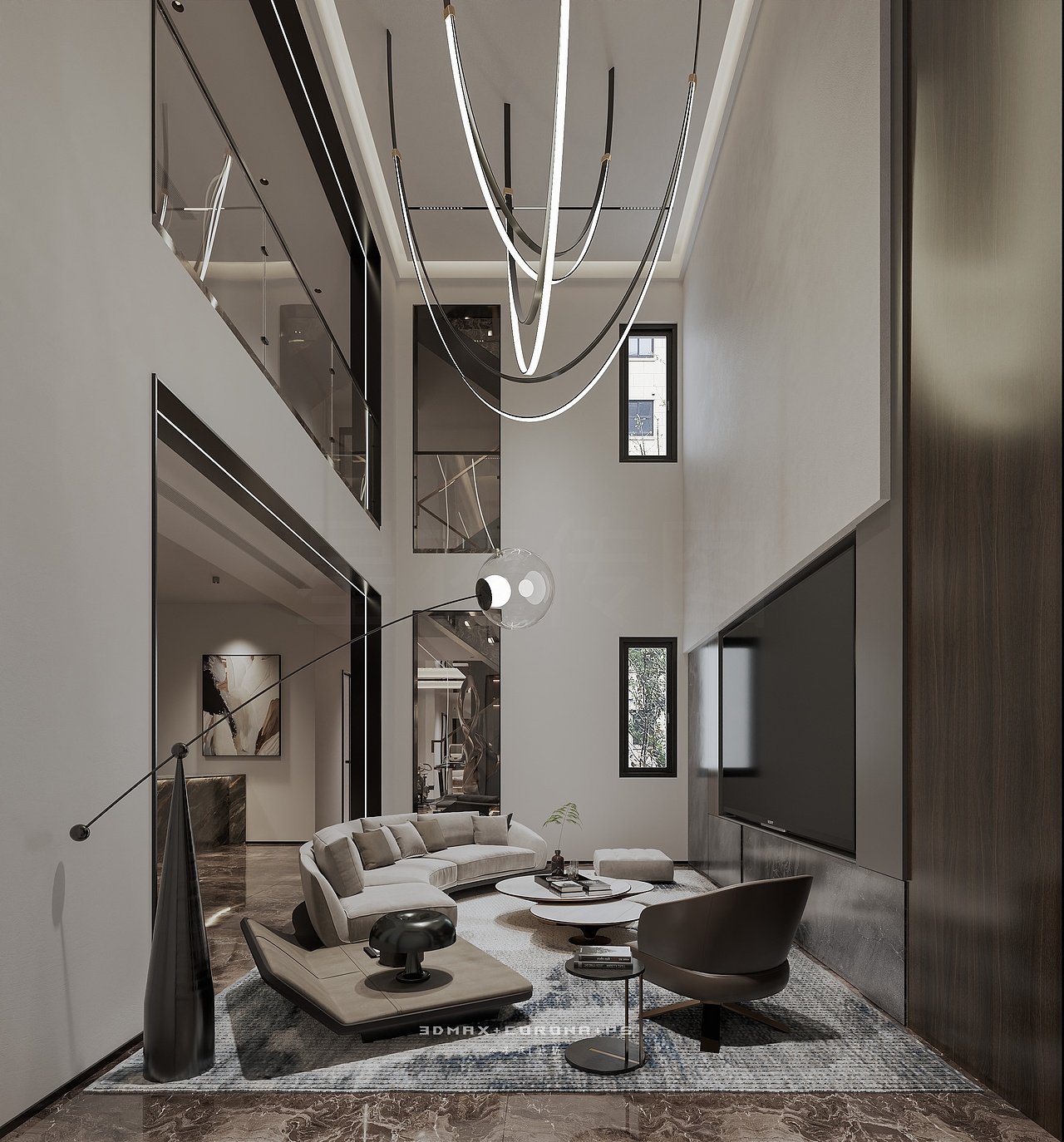「 Less is More 」简约别墅的设计典范（图ZMzk1NzYxMTky） - 家装设计 - 站酷设计师Tt唐恬超甜原创素材 - 站酷ZCOOL