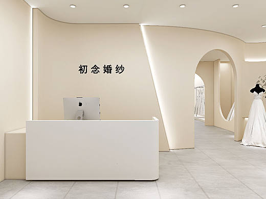 小面积简约婚纱店设计