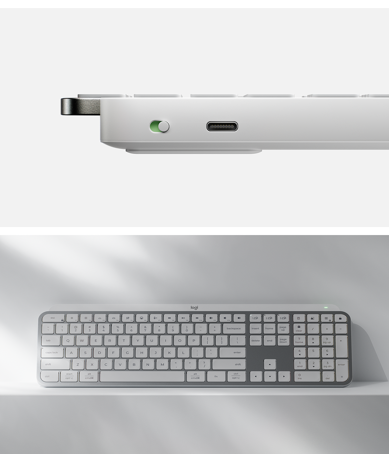 LOGI MX Keys S产品渲染表现（图ZMzk1NzcxMzM2） - 产品 - 站酷设计师没有蜡笔丶原创素材 - 站酷ZCOOL