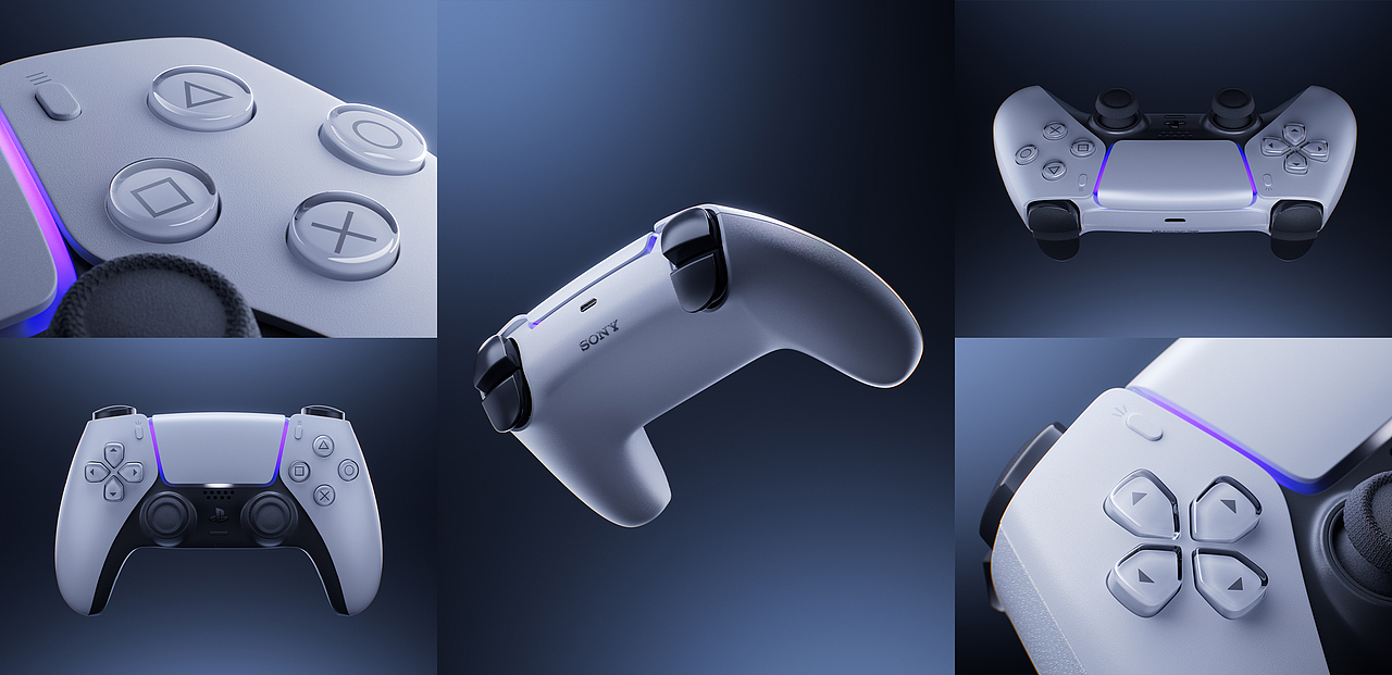 PS5游戏机渲染（图ZMzk1NzgxMTk2） - 电子产品 - 站酷设计师CCCCC成原创素材 - 站酷ZCOOL