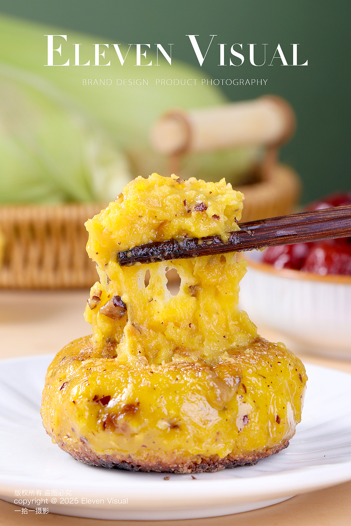 早餐玉米饼拍摄