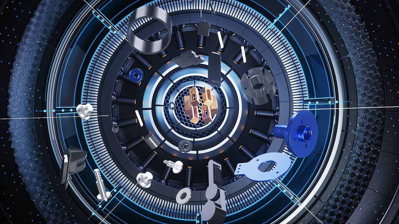 科技概念电推剪动画