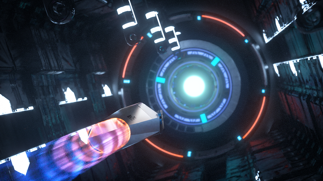 科技概念电推剪动画