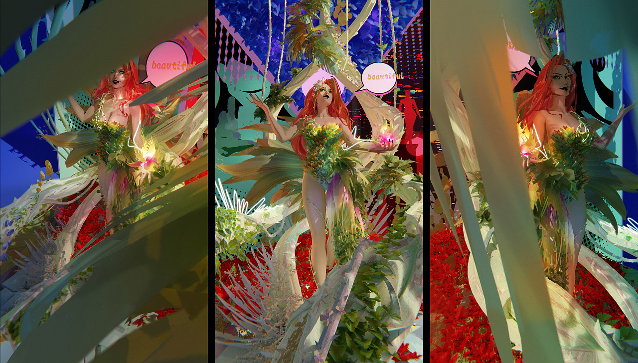 blender风格化-哥谭魅影-毒藤女